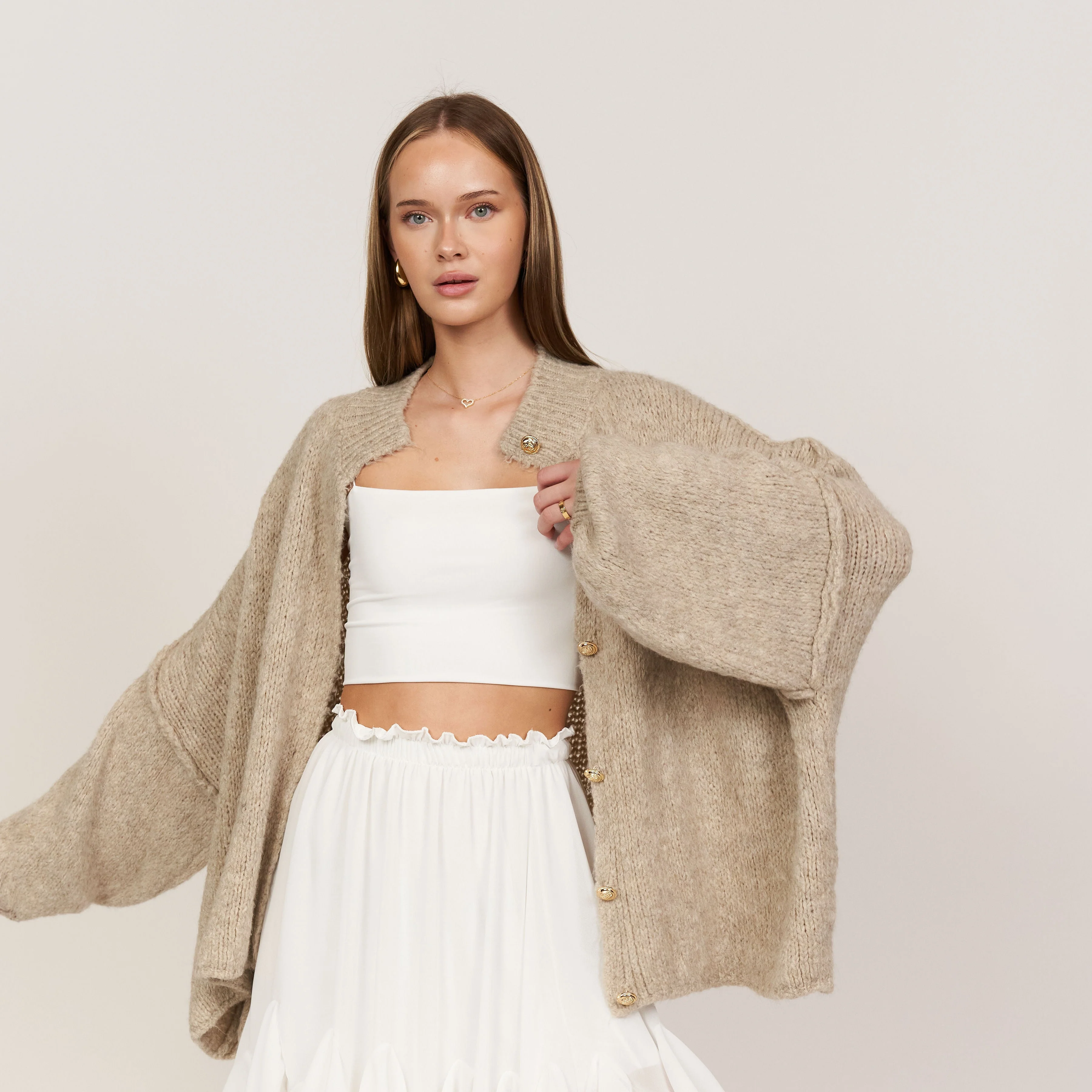 Oversized Cardigan "CozyGlam" - Image 19