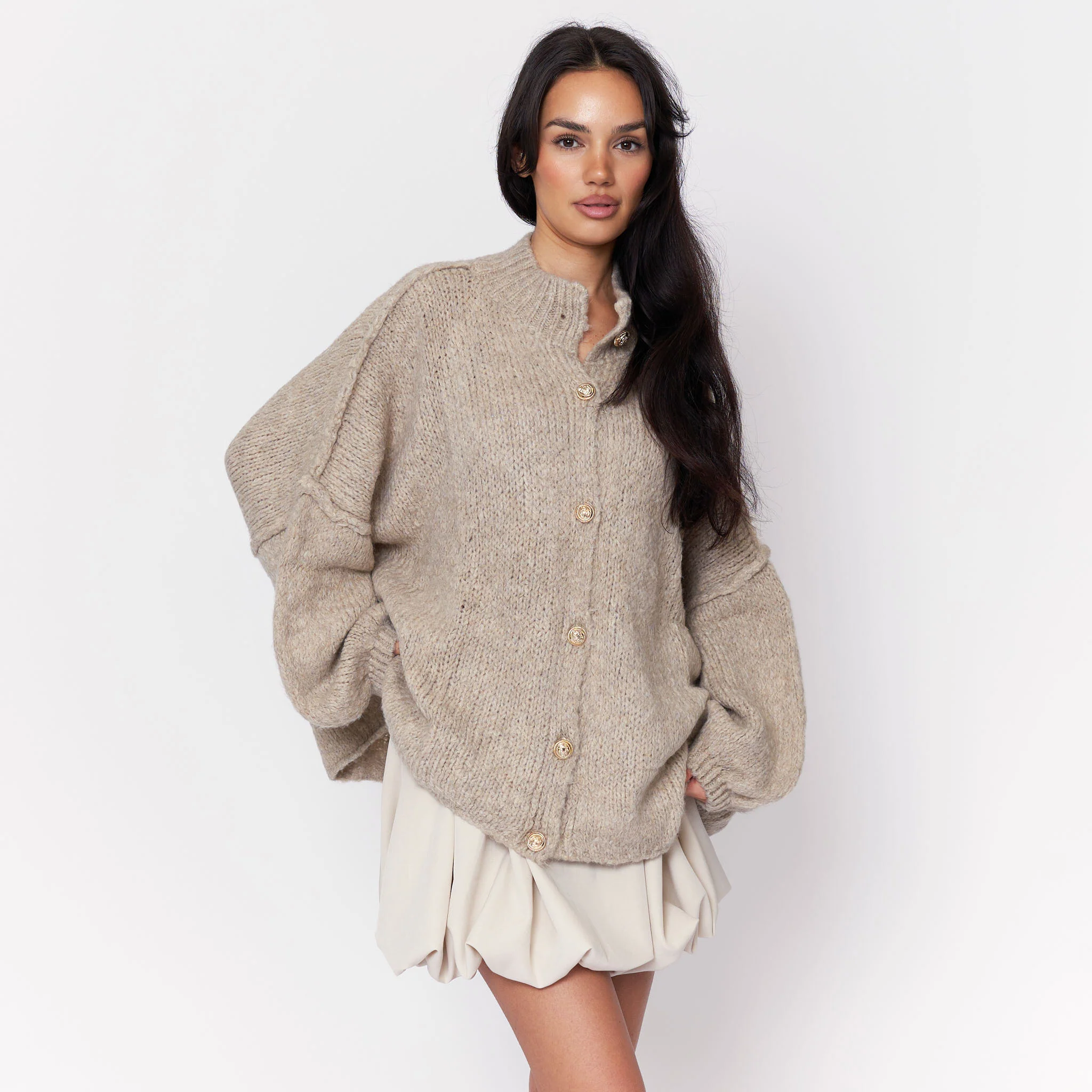 Oversized Cardigan "CozyGlam" - Image 18
