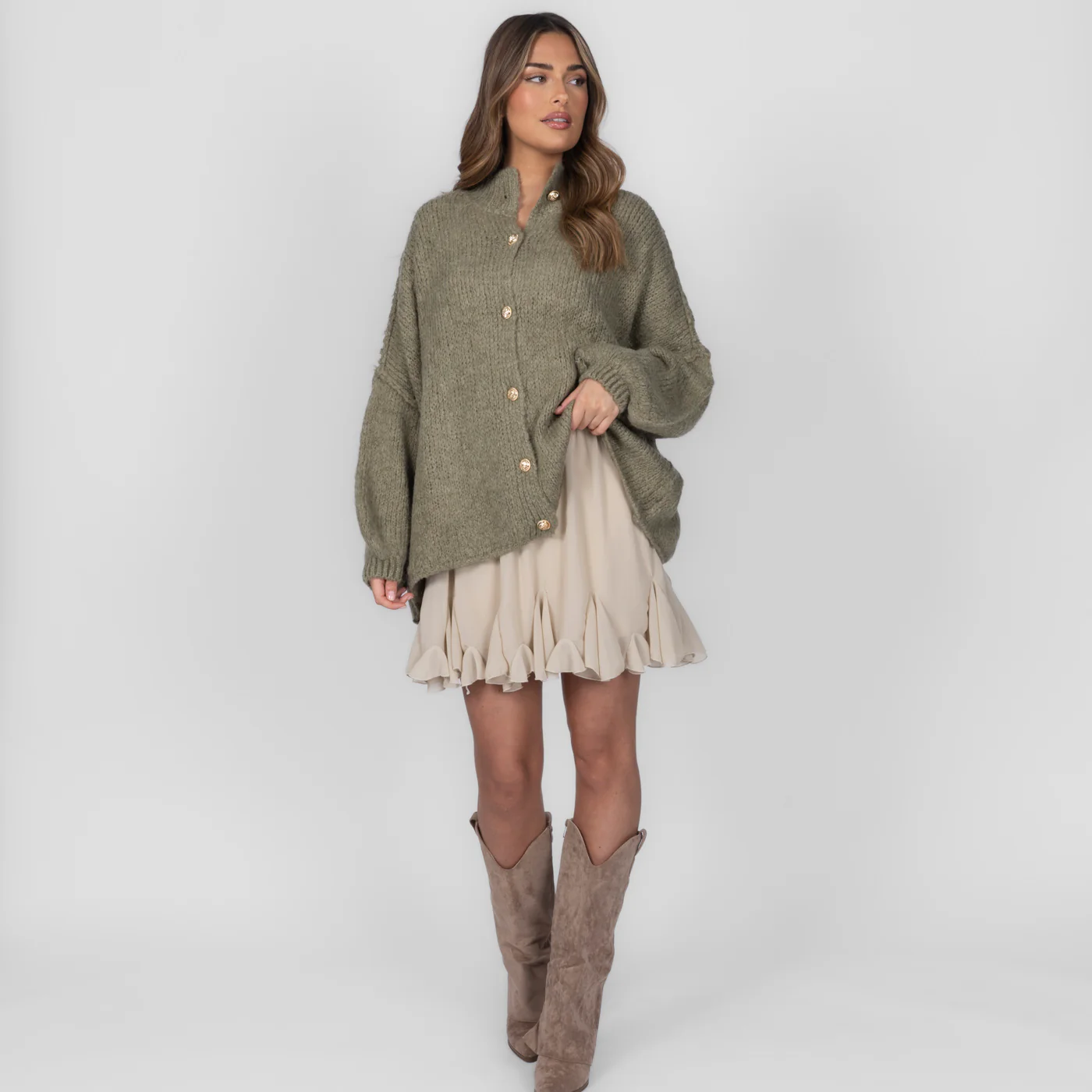 Oversized Cardigan "CozyGlam" - Image 27