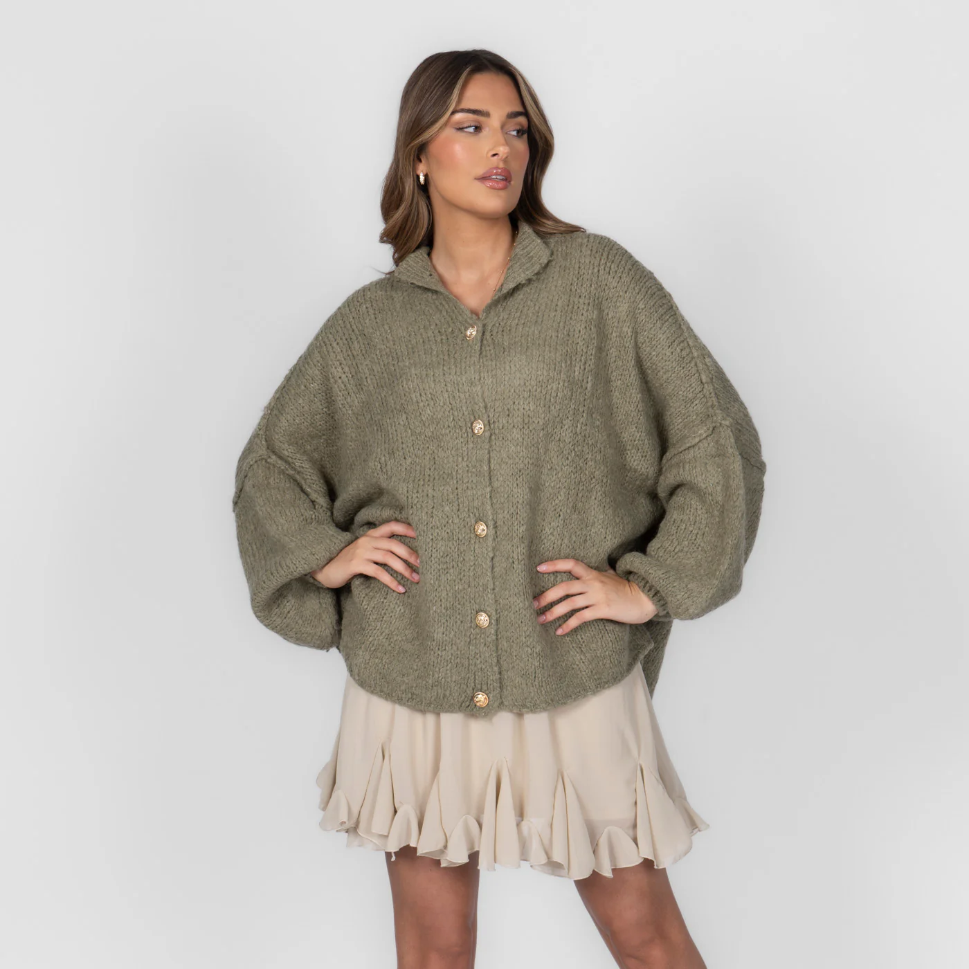 Oversized Cardigan "CozyGlam" - Image 30