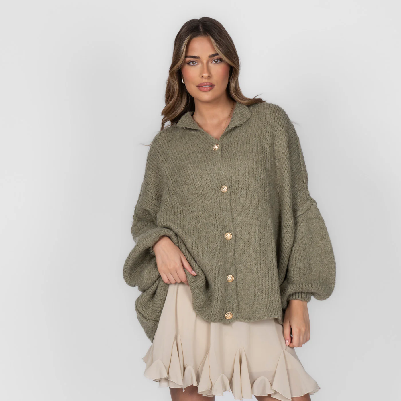 Oversized Cardigan "CozyGlam" - Image 31