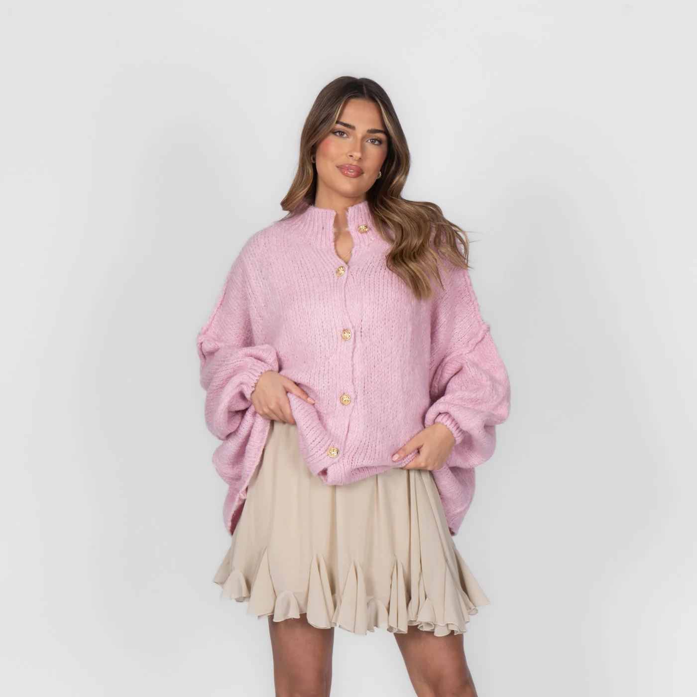 Oversized Cardigan "CozyGlam" - Image 38