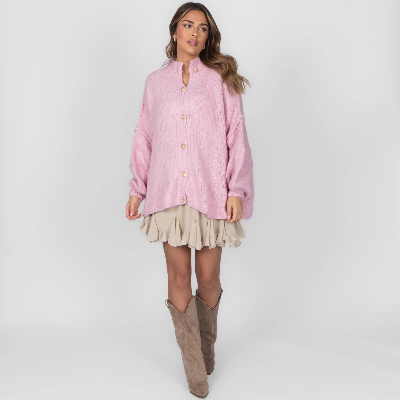 Oversized Cardigan "CozyGlam" - Image 39