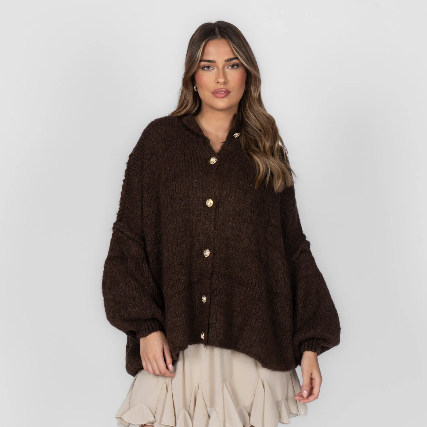 Oversized Cardigan "CozyGlam" - Image 48