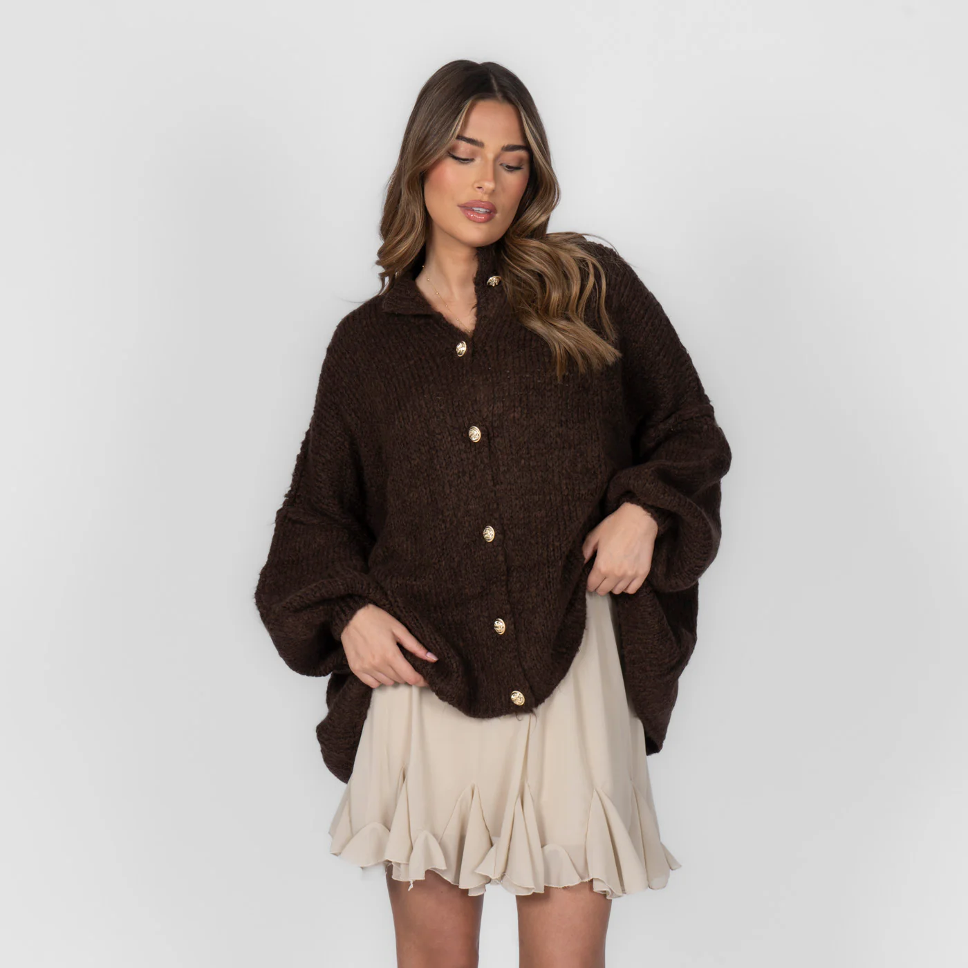 Oversized Cardigan "CozyGlam" - Image 49