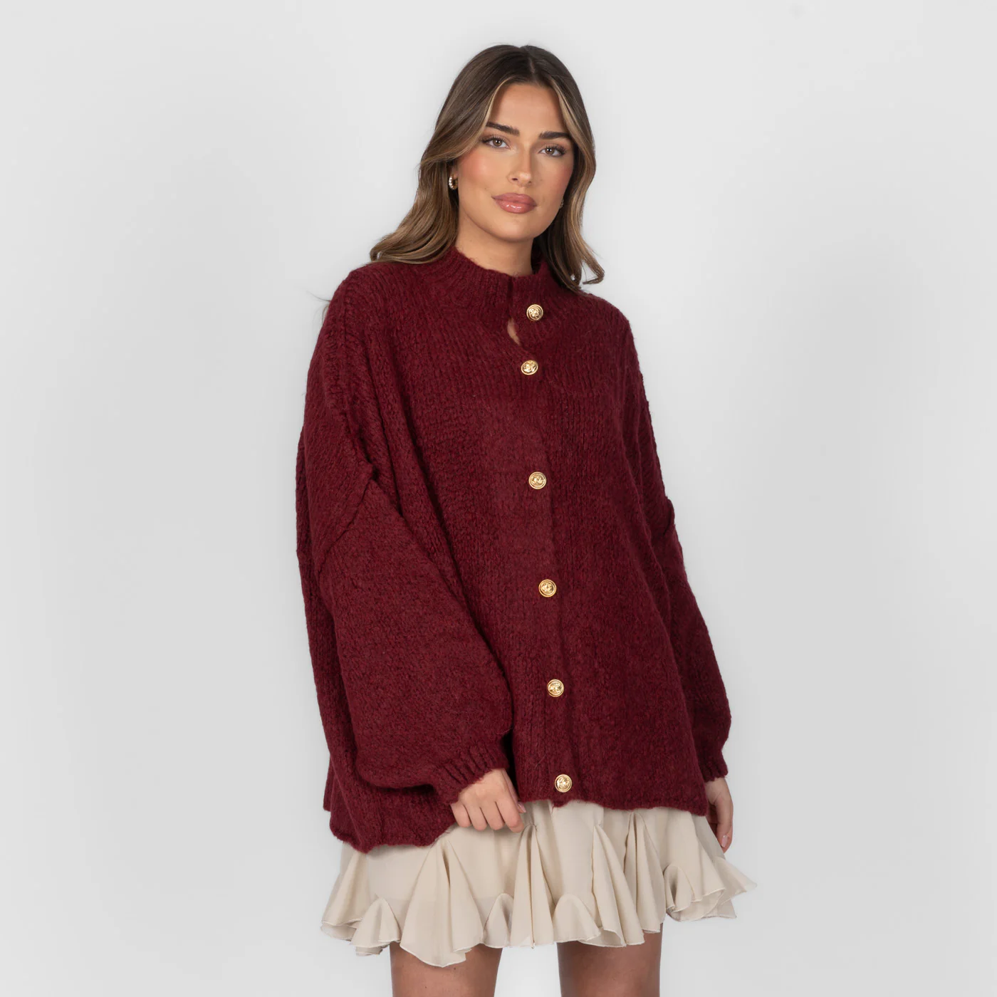 Oversized Cardigan "CozyGlam" - Image 57