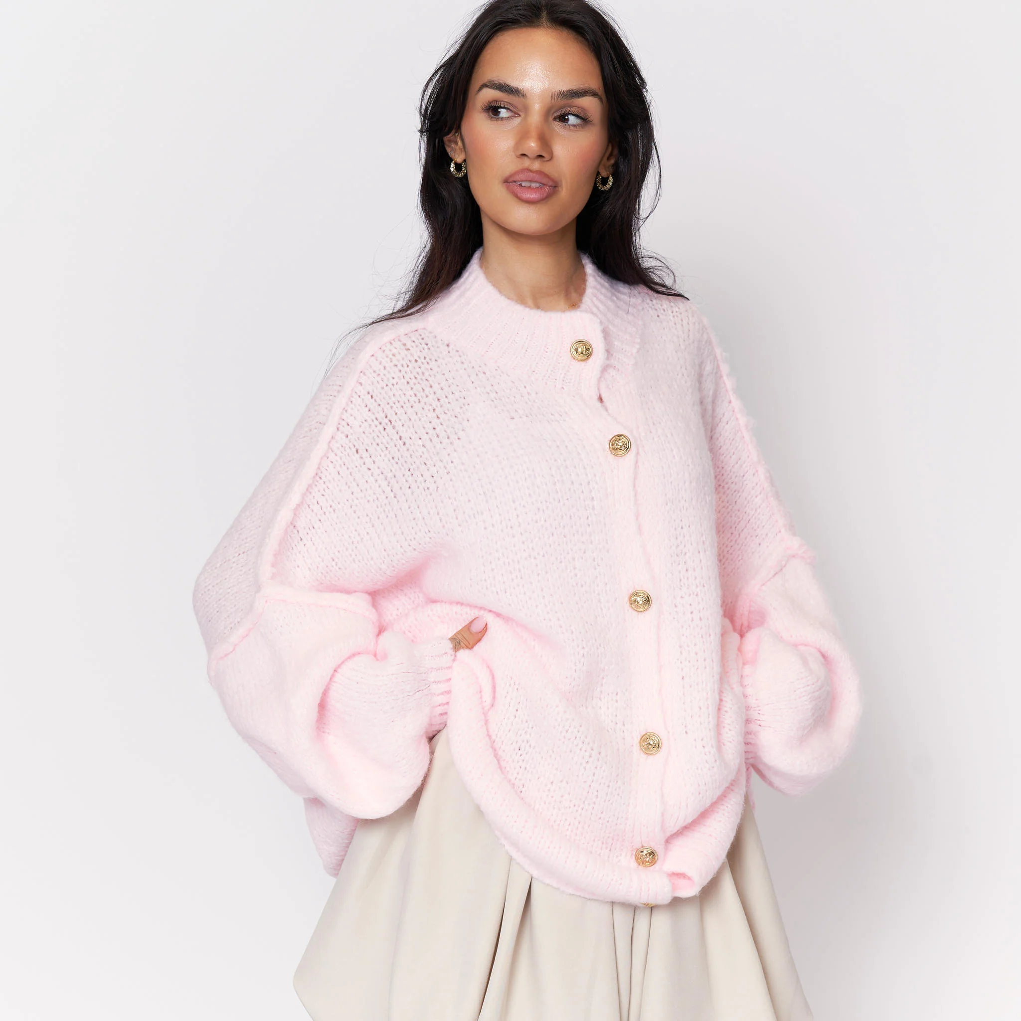 Oversized Cardigan "CozyGlam" - Image 63