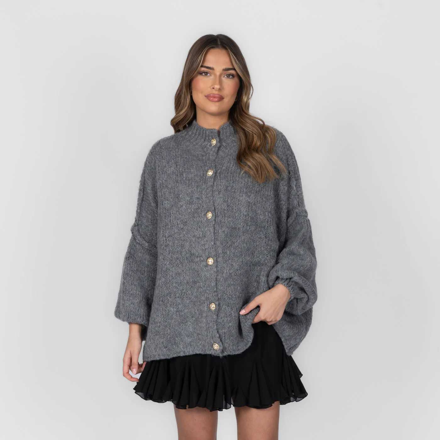 Oversized Cardigan "CozyGlam" - Image 72