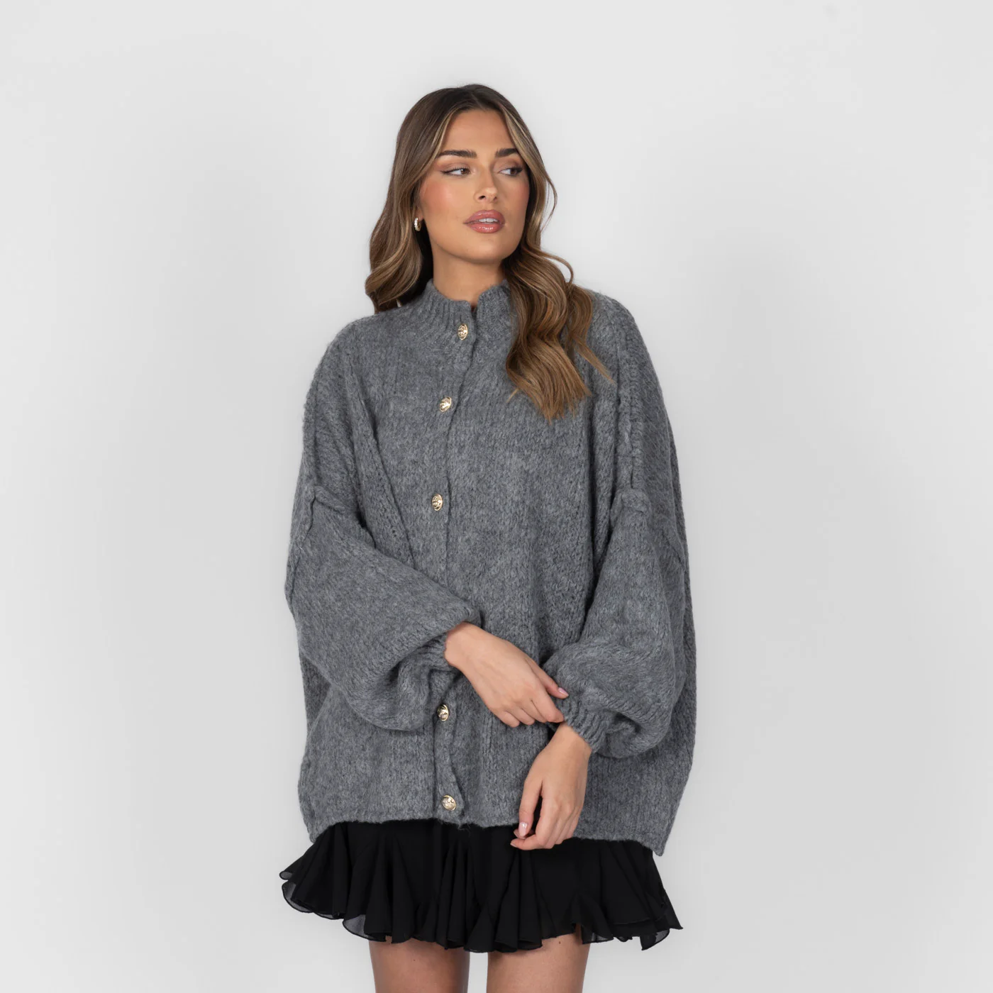 Oversized Cardigan "CozyGlam" - Image 73