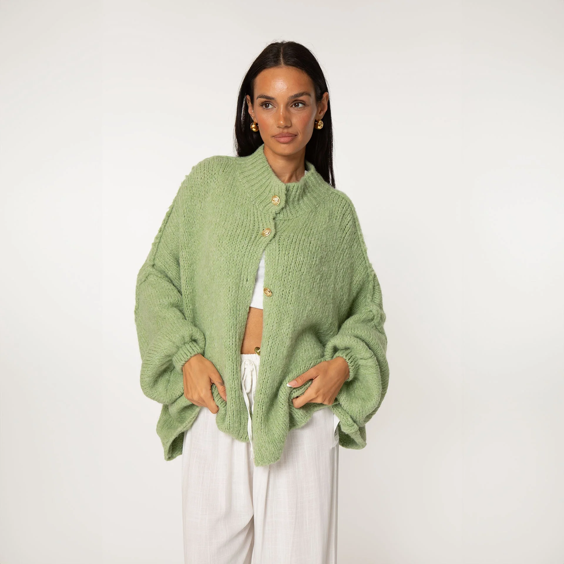 Oversized Cardigan "CozyGlam" - Image 105