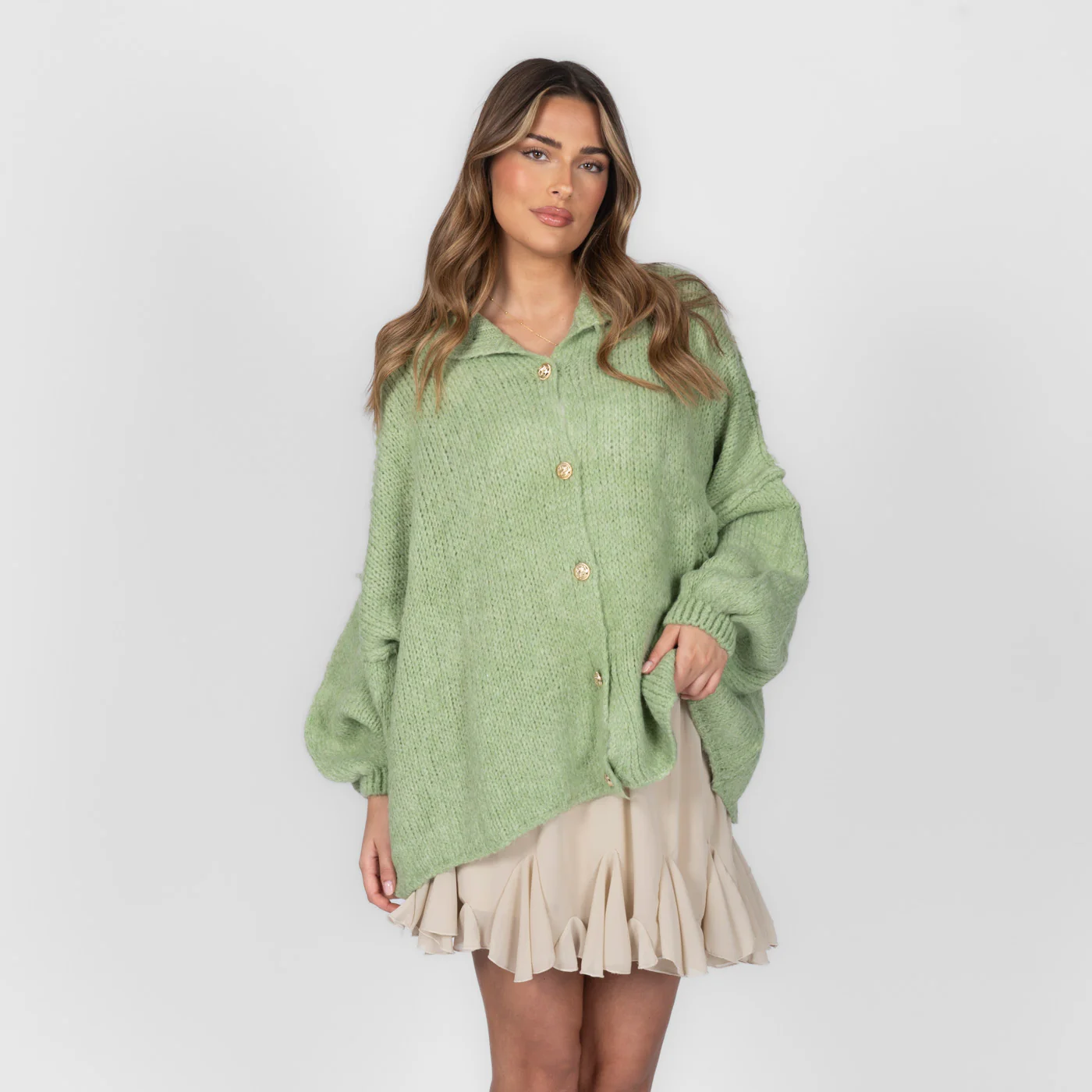 Oversized Cardigan "CozyGlam" - Image 106