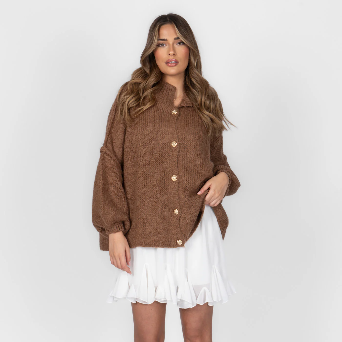 Oversized Cardigan "CozyGlam" - Image 111