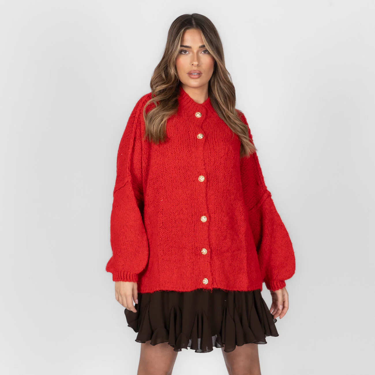 Oversized Cardigan "CozyGlam" - Image 34