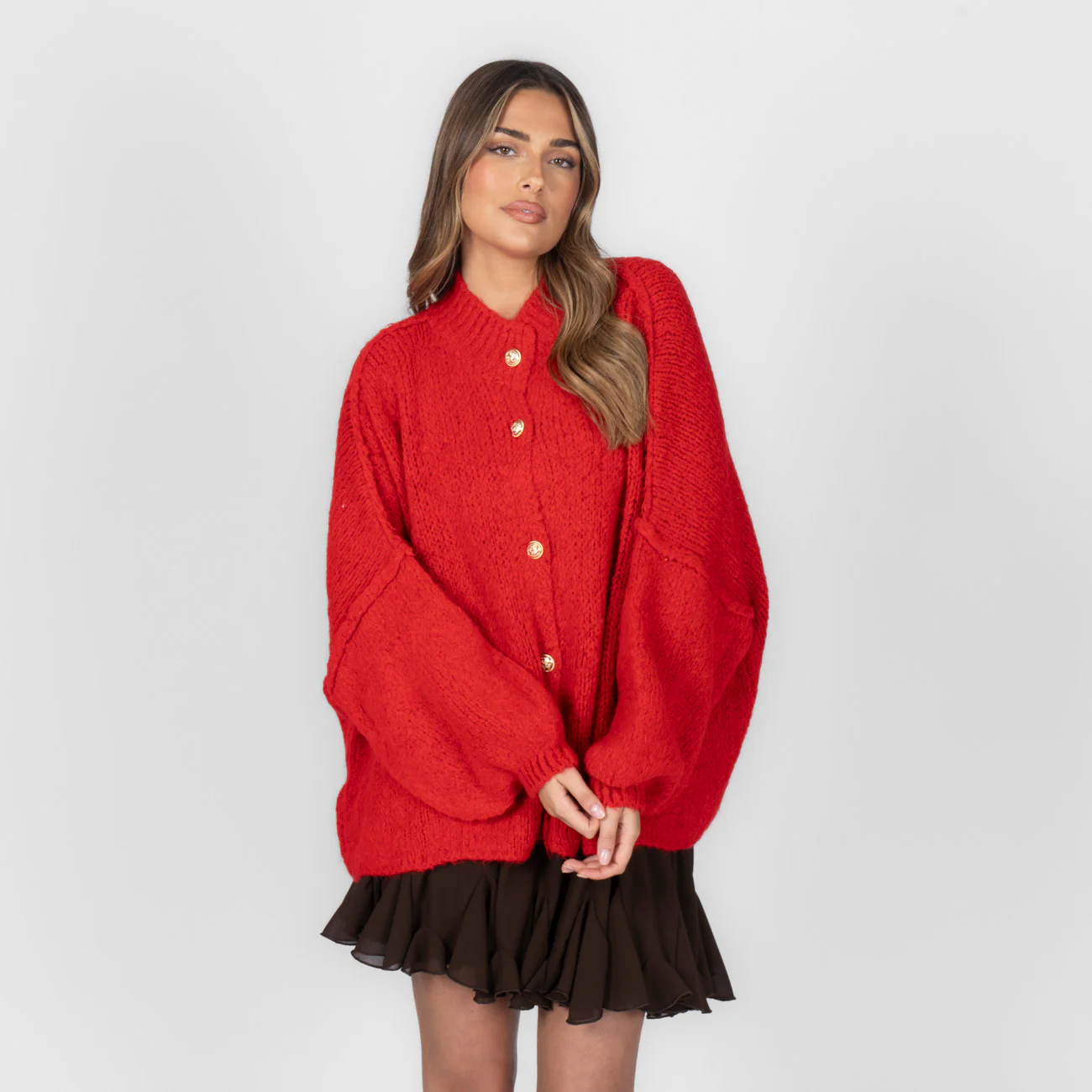 Oversized Cardigan "CozyGlam" - Image 36