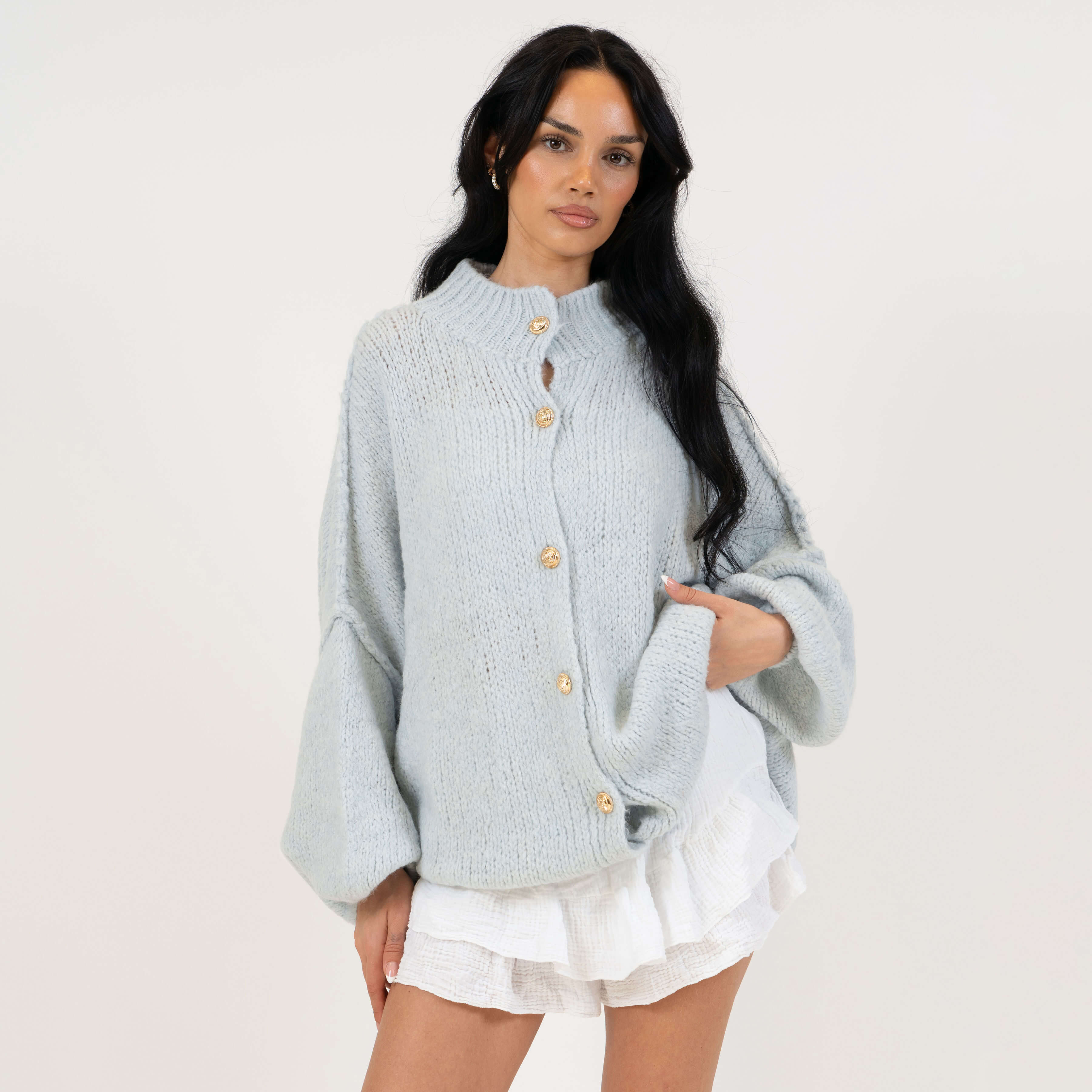 Oversized Cardigan "CozyGlam" - Image 69