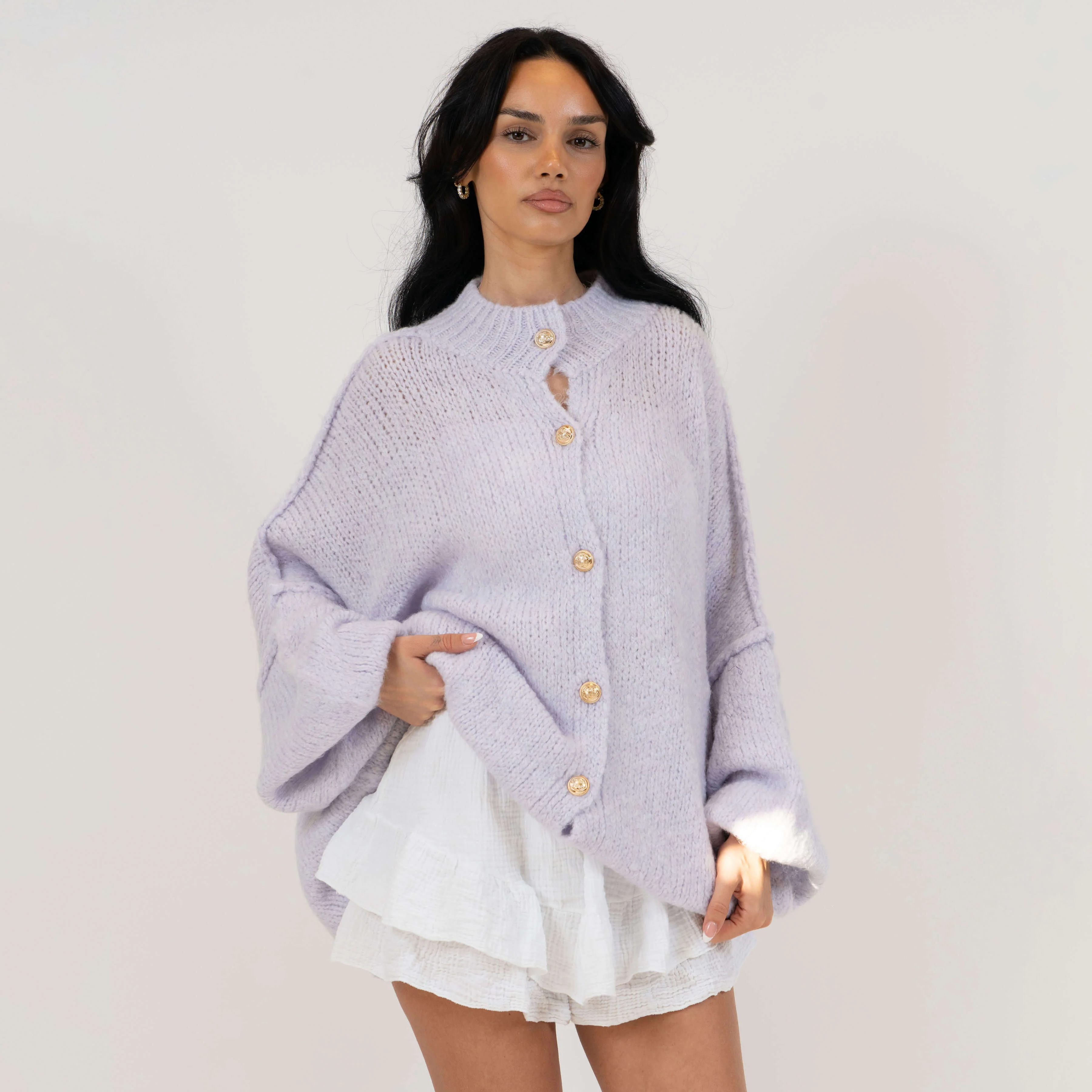 Oversized Cardigan "CozyGlam" - Image 74