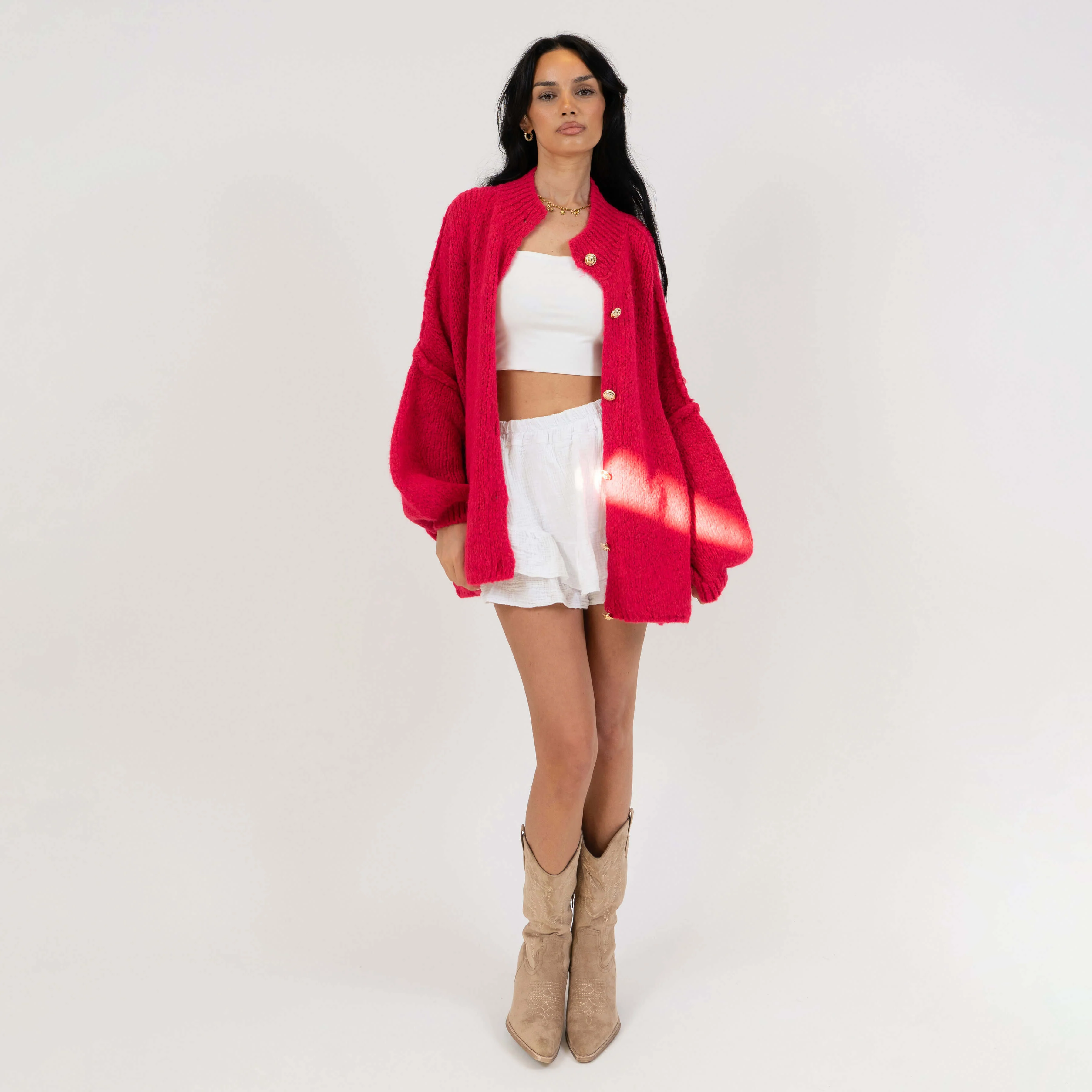 Oversized Cardigan "CozyGlam" - Image 81