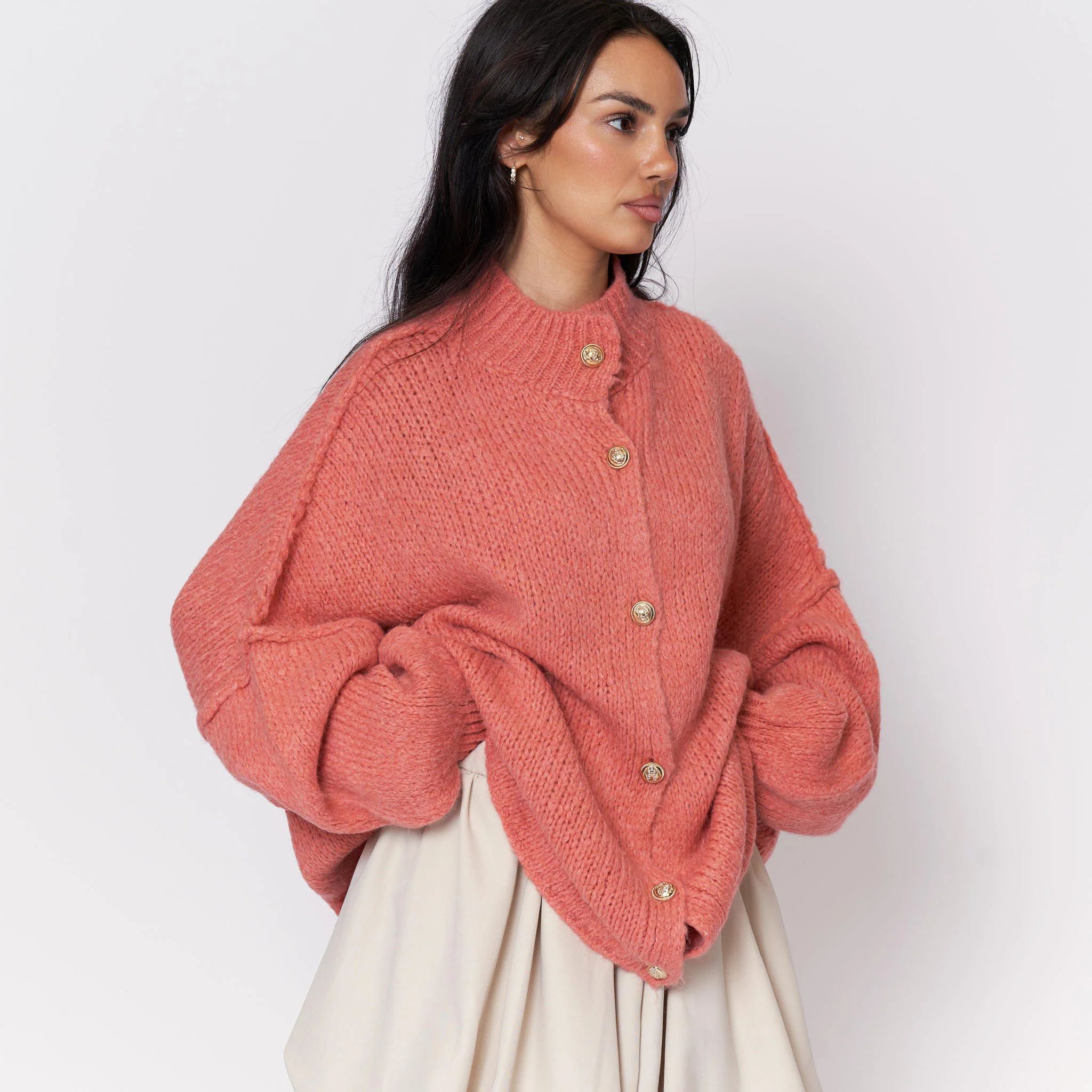 Oversized Cardigan "CozyGlam" - Image 85