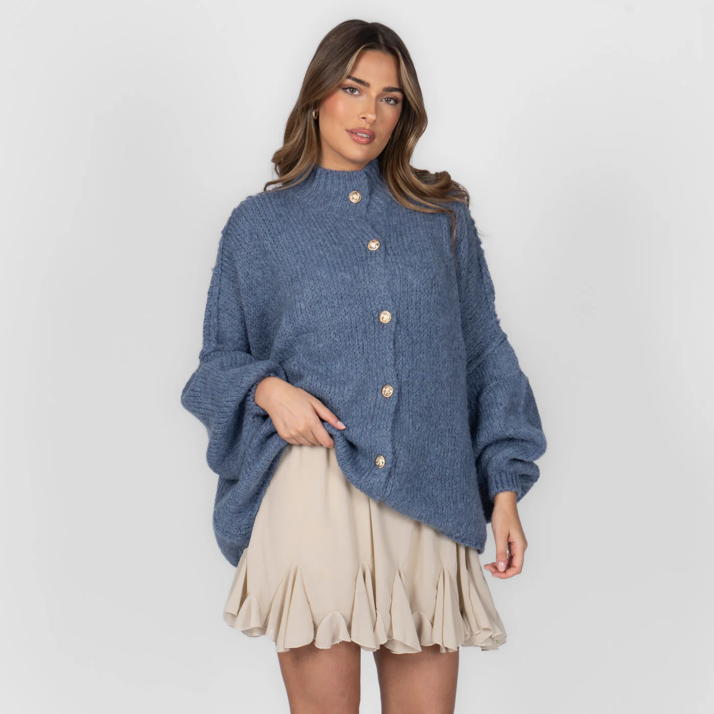 Oversized Cardigan "CozyGlam" - Image 96