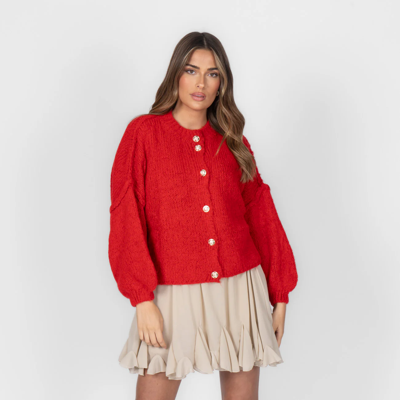 Oversized Cardigan Short "CozyGlam" - Image 20