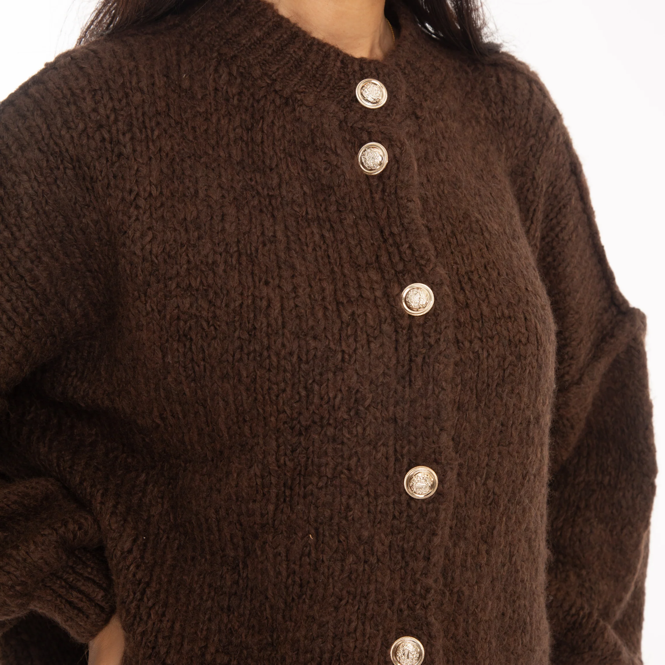 Oversized Cardigan Short "CozyGlam" - Image 58