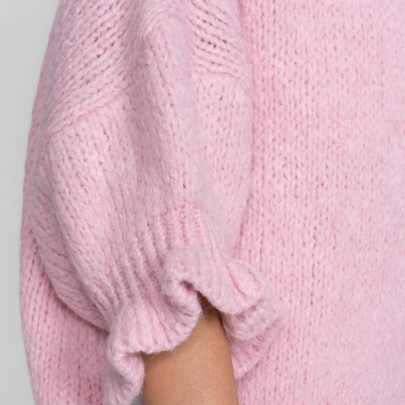 Oversized Tulip Cardigan mit Schleifen - Image 5