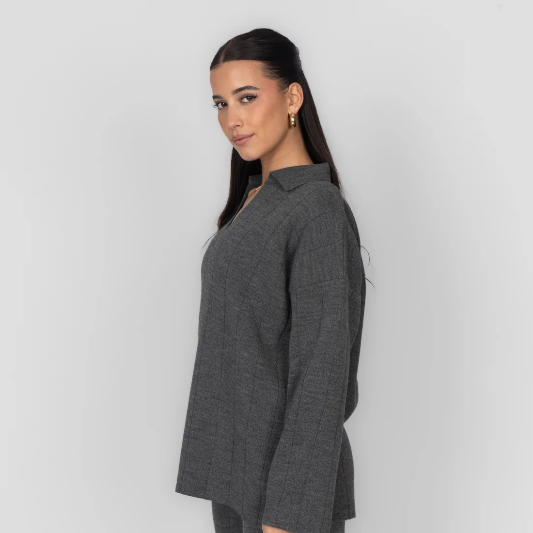 Rippstrick Oberteil mit V-Ausschnitt - Image 18