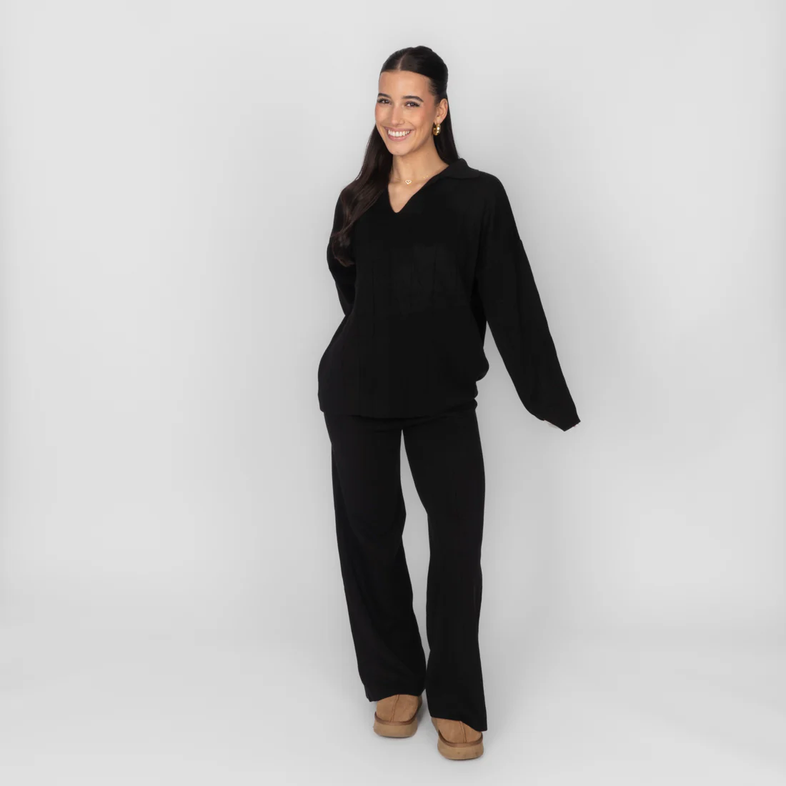 Rippstrick Oberteil mit V-Ausschnitt - Image 21