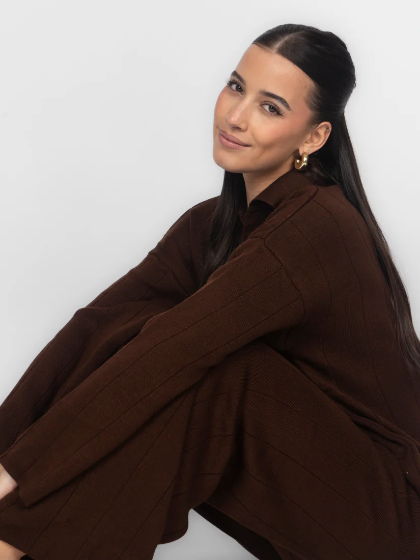 Rippstrick Set mit V-Ausschnitt - Image 23