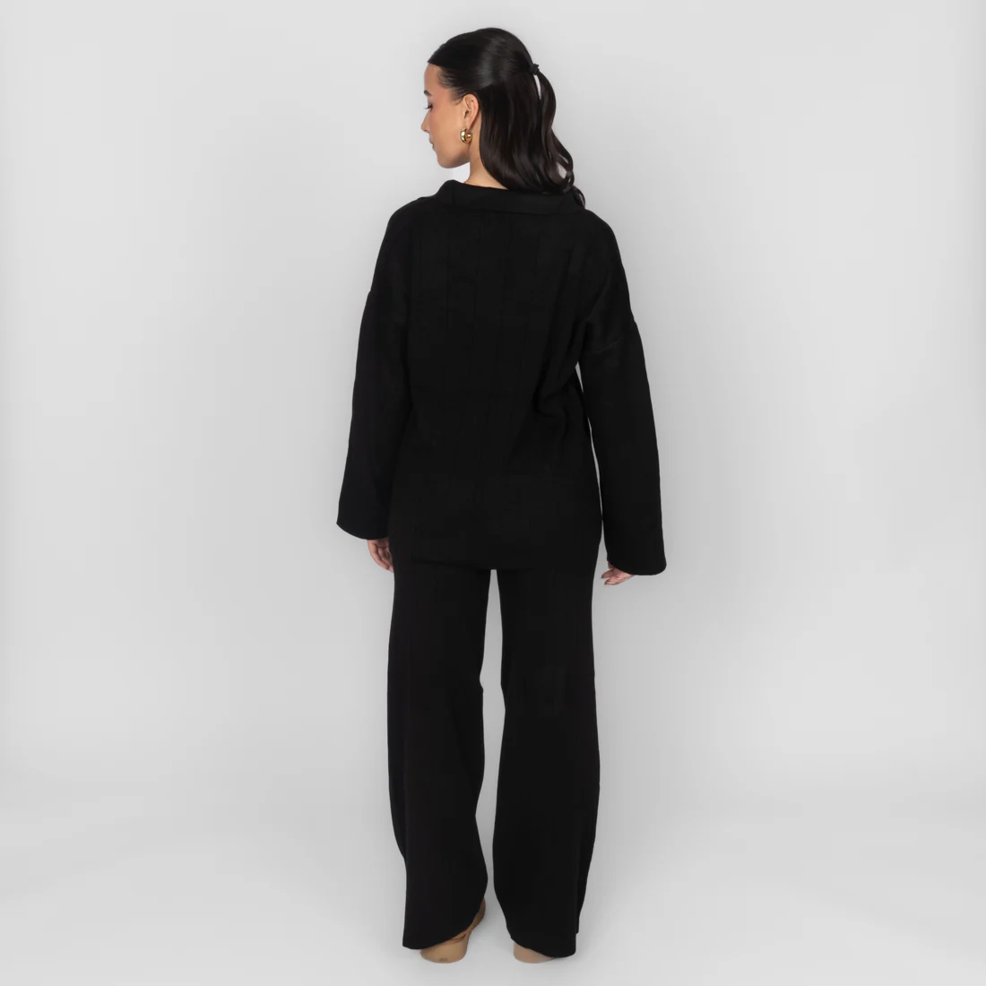 Rippstrick Set mit V-Ausschnitt - Image 37