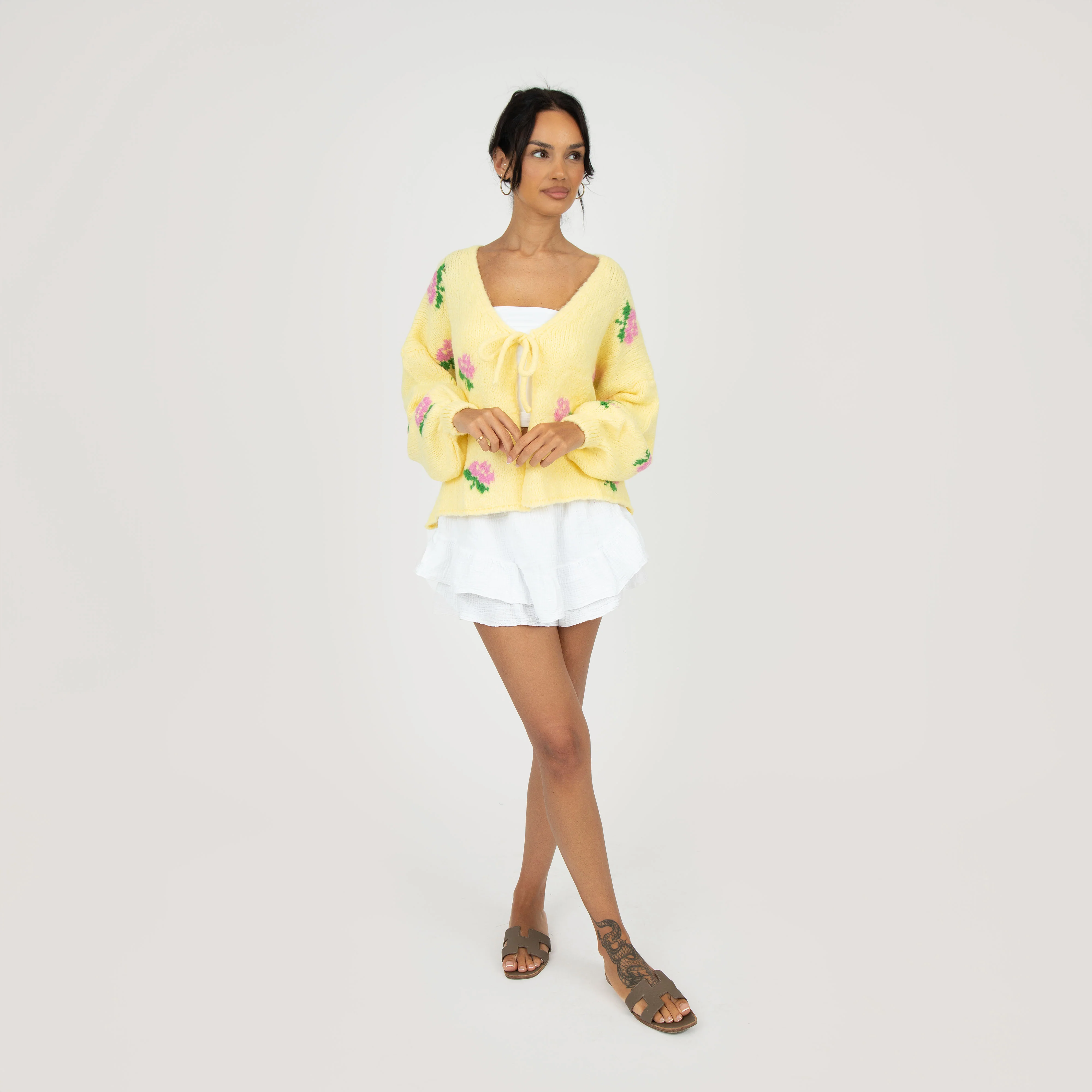 Rose Cardigan mit Schleifen - Image 7