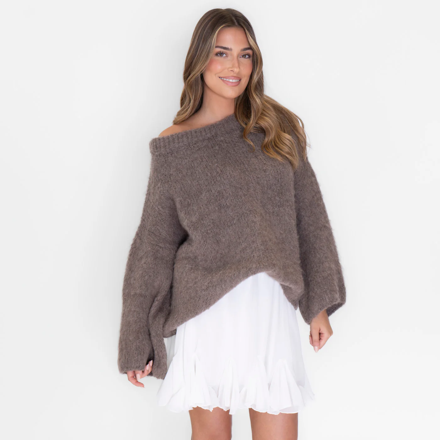 Ultra-Soft Off-Shoulder Knit - Image 19