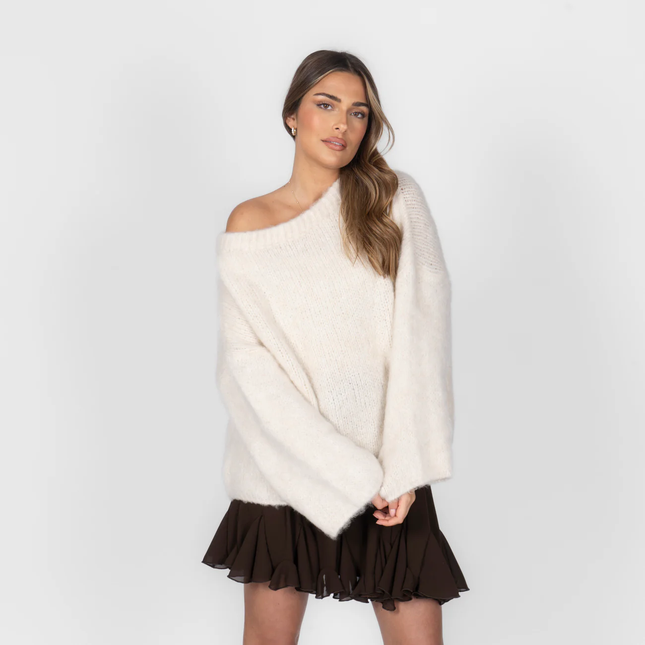 Ultra-Soft Off-Shoulder Knit - Image 20