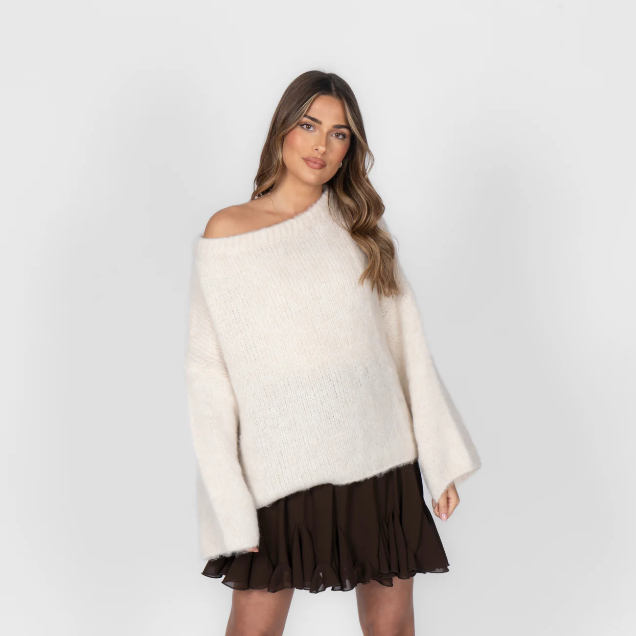 Ultra-Soft Off-Shoulder Knit - Image 21