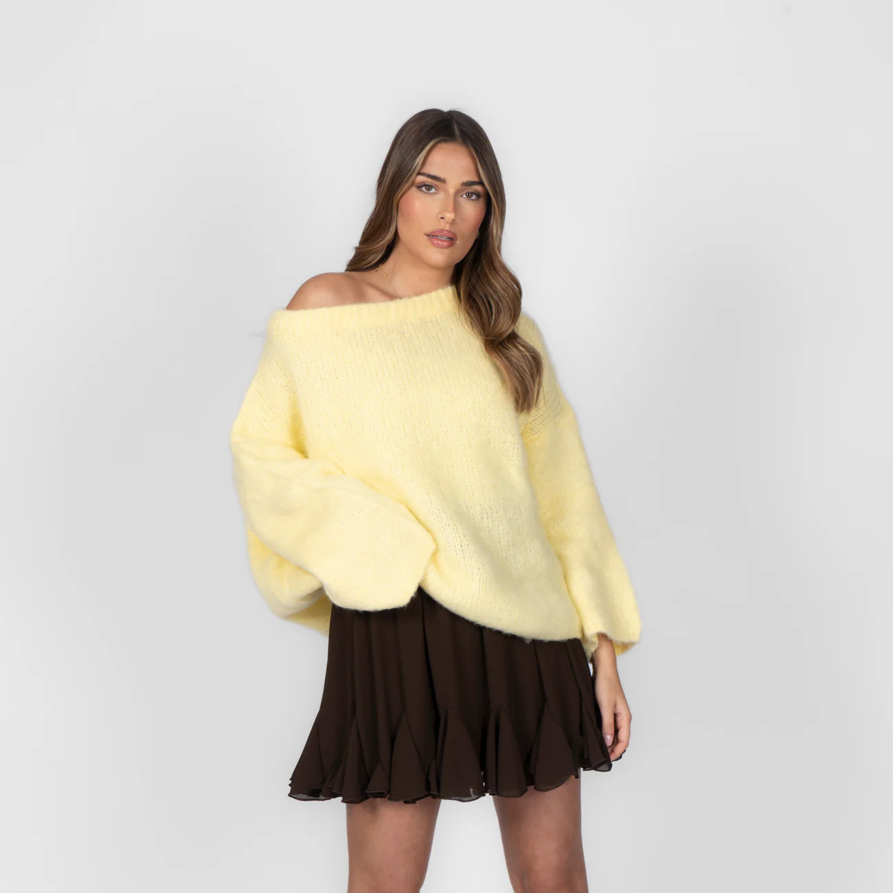 Ultra-Soft Off-Shoulder Knit - Image 23