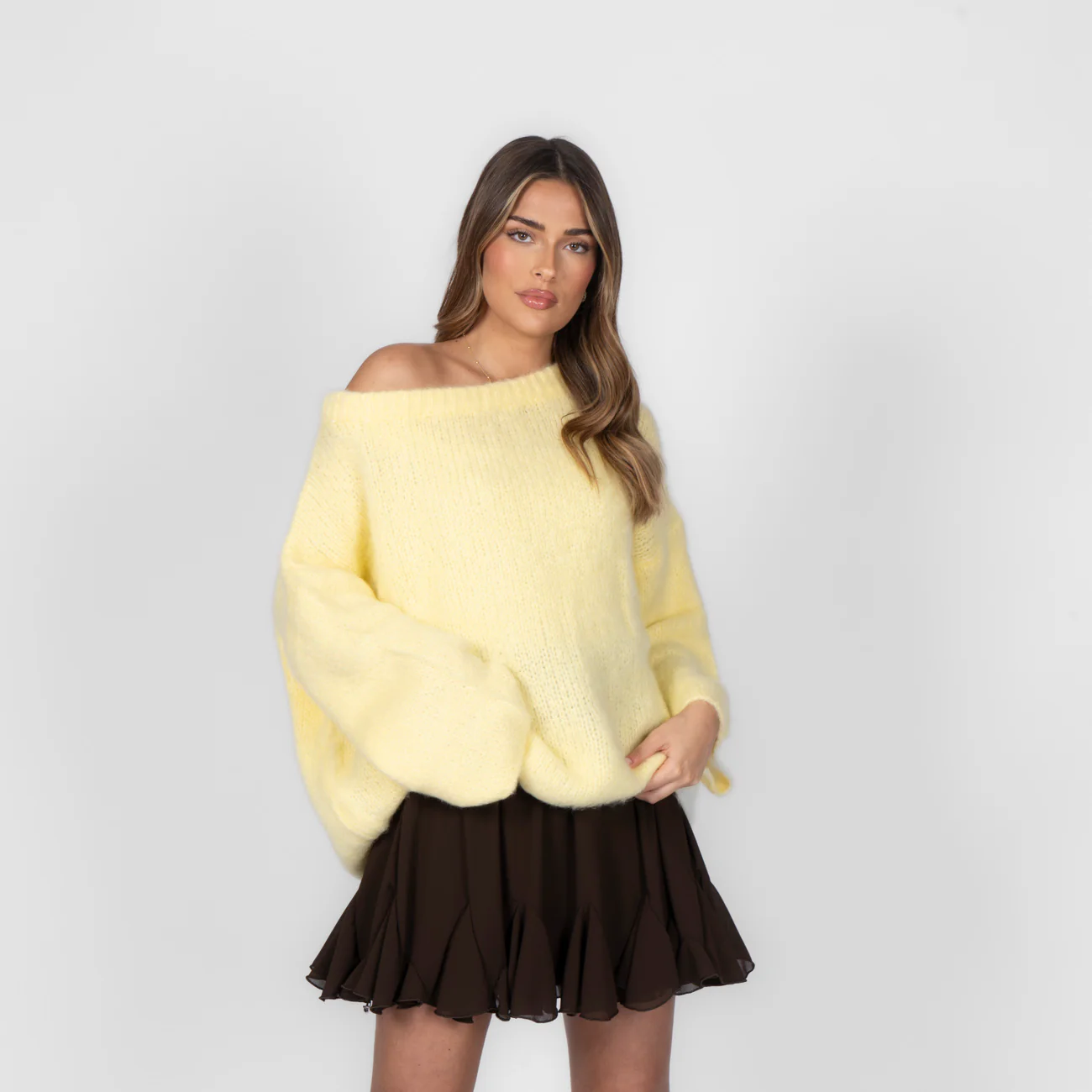 Ultra-Soft Off-Shoulder Knit - Image 26