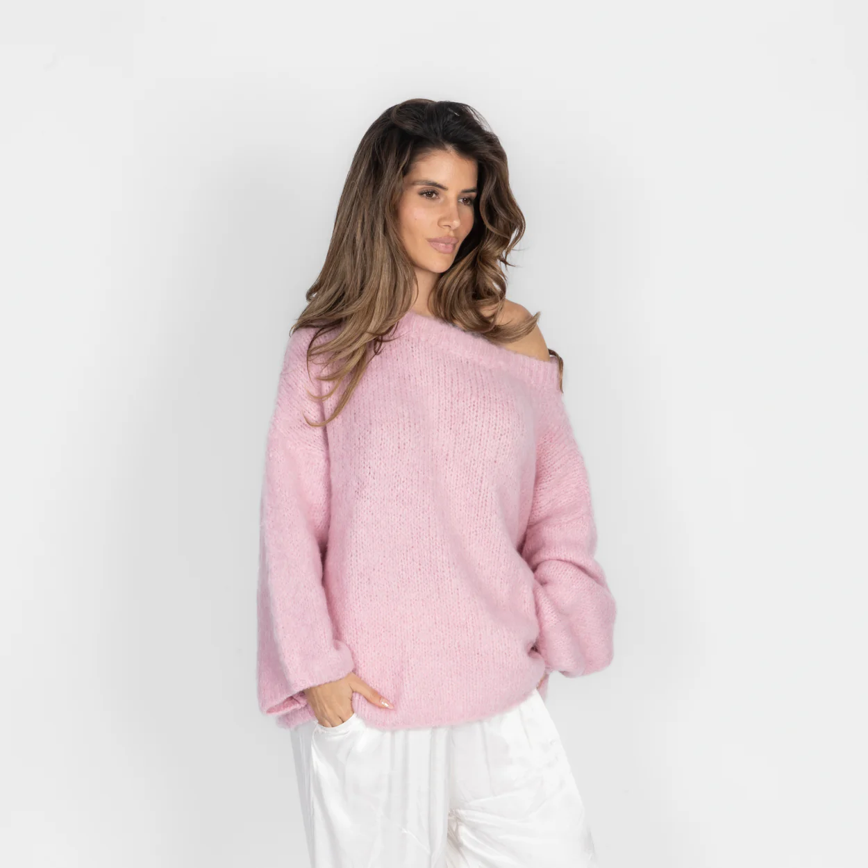 Ultra-Soft Off-Shoulder Knit - Image 4