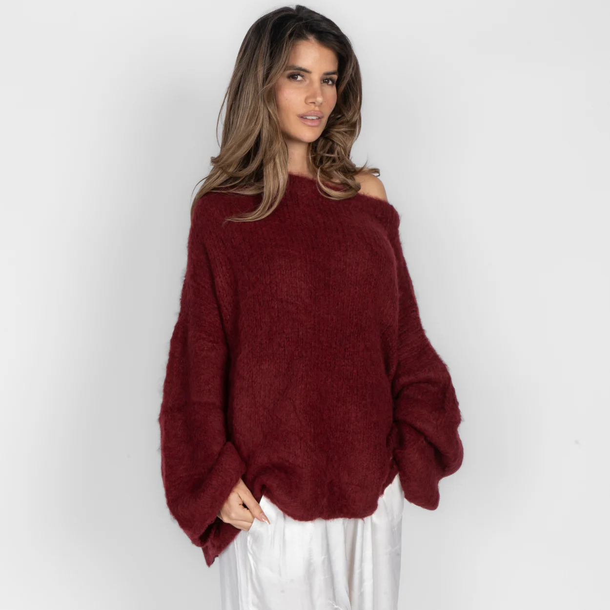 Ultra-Soft Off-Shoulder Knit - Image 63