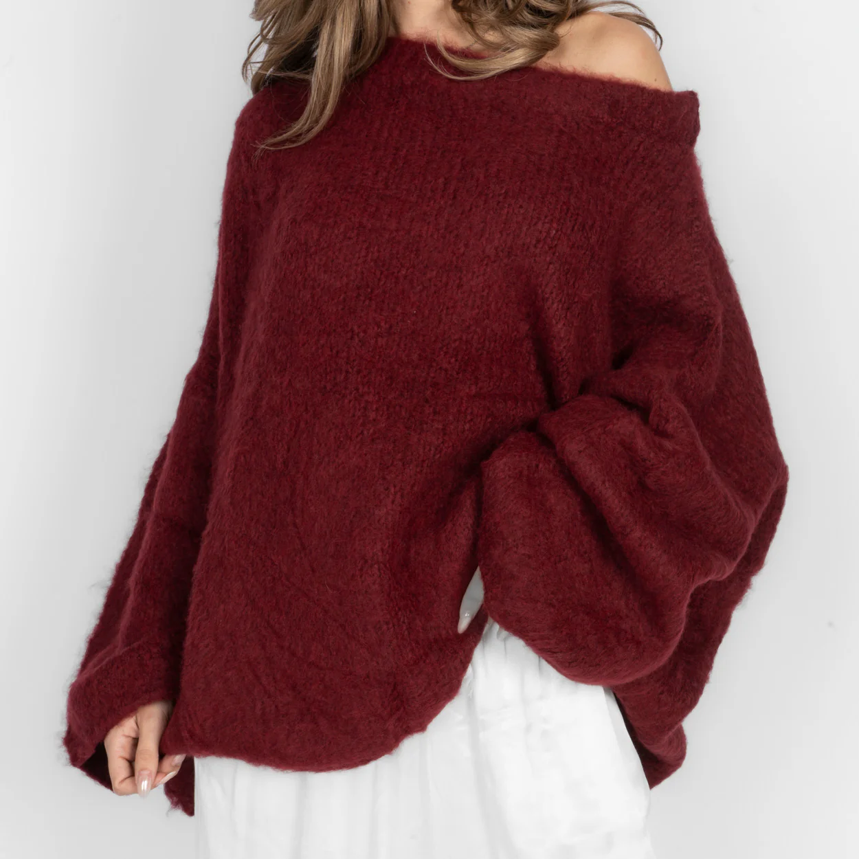 Ultra-Soft Off-Shoulder Knit - Image 66