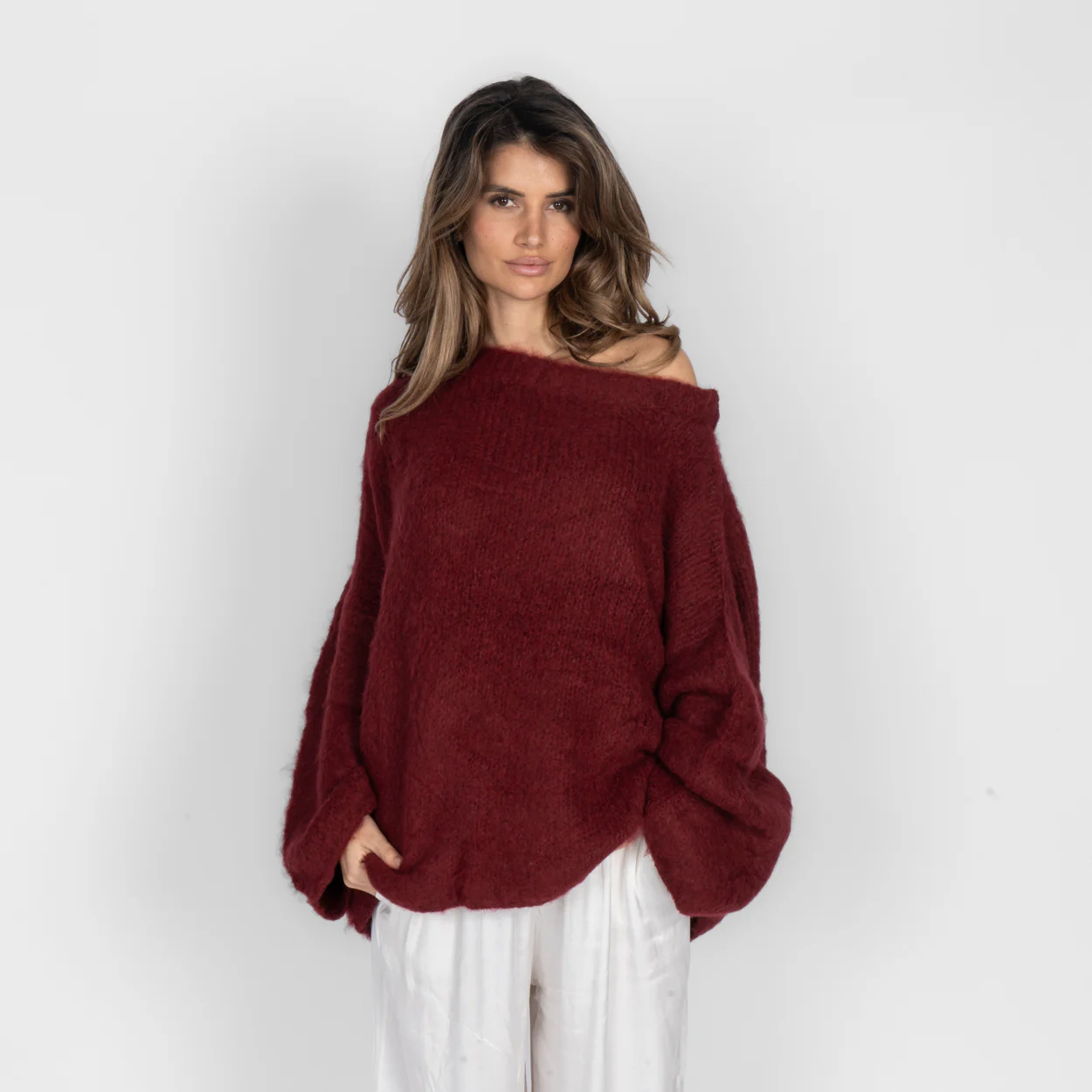 Ultra-Soft Off-Shoulder Knit - Image 67