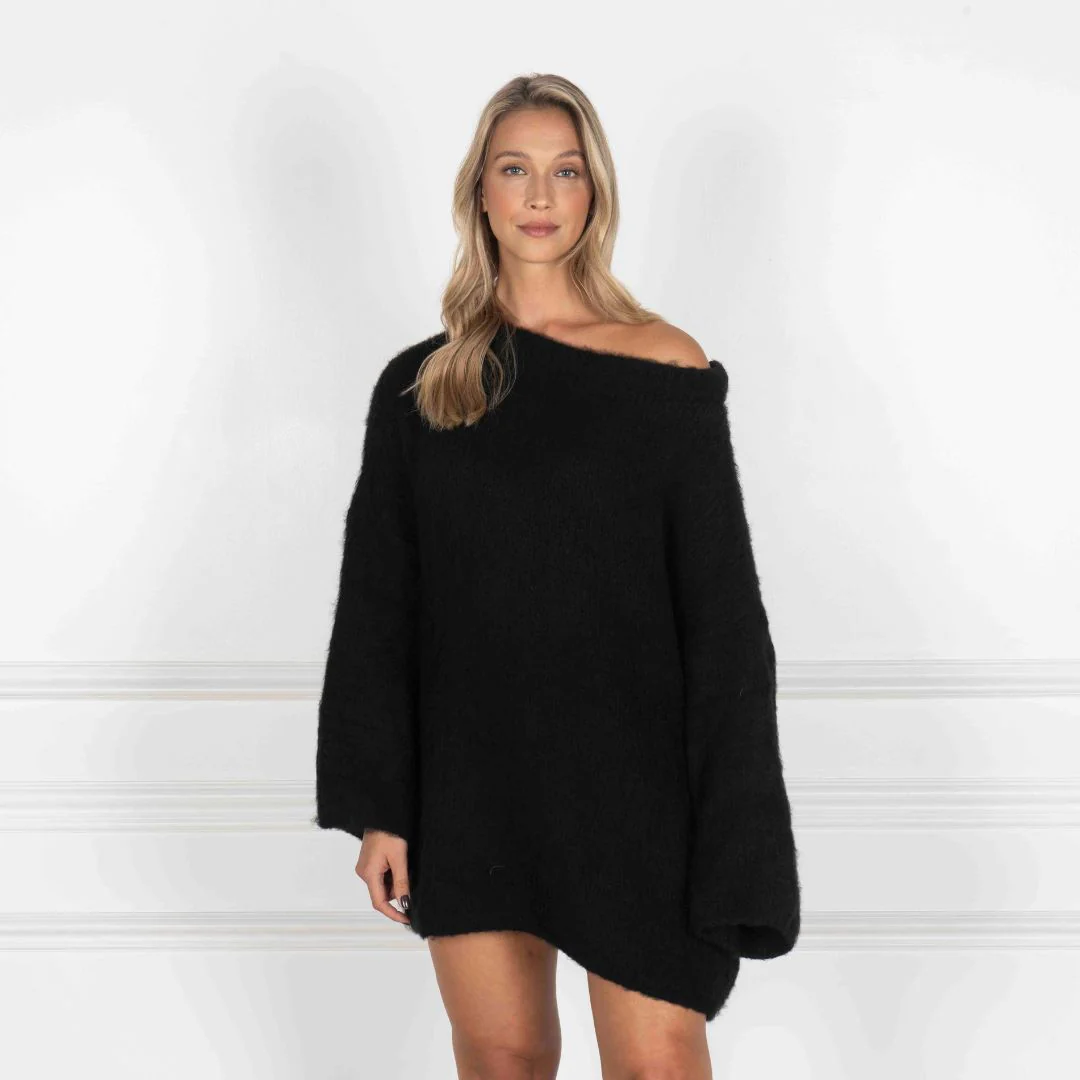 Ultra-Soft Off-Shoulder Pulloverkleid - Image 15