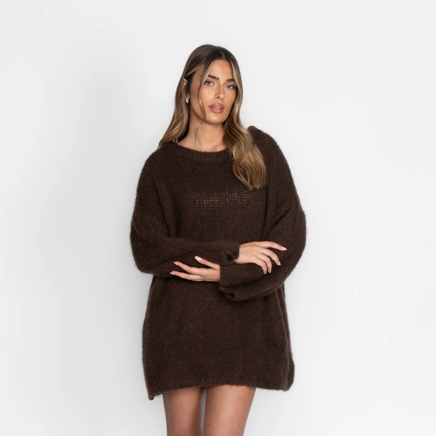 Ultra-Soft Off-Shoulder Pulloverkleid - Image 6